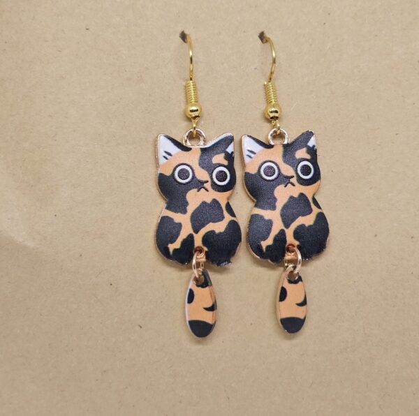 Pendientes gatos colgante - Imagen 5