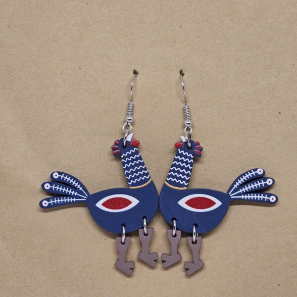 Pendientes gallina