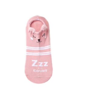 Calcetines tobilleros animales - osito rosa