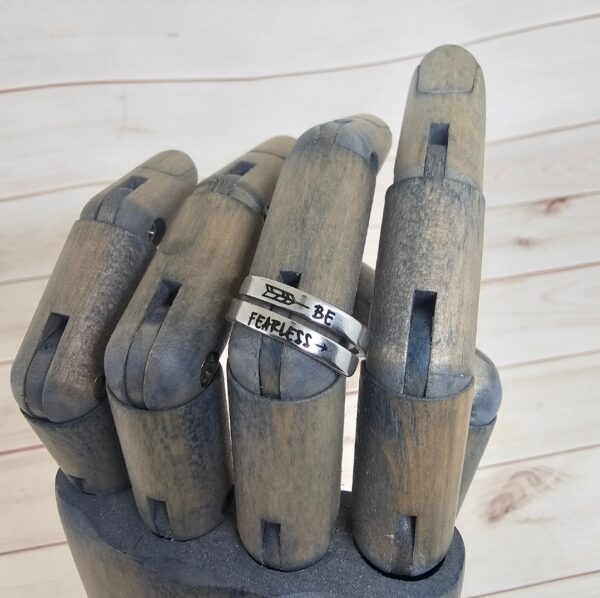 Anillo gato plata / negro (copia) - Imagen 3