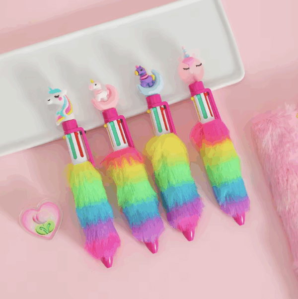 Bolígrafo Unicornio peluche