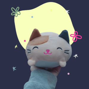 Peluche gato tricolor